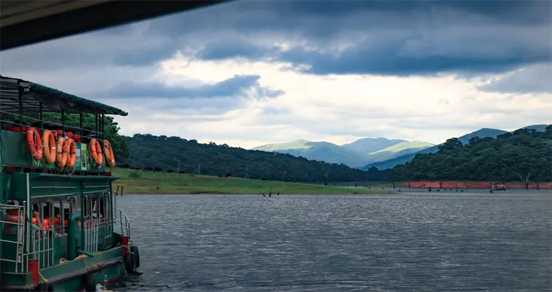 Boating at Periyar Lake, Kerala Image